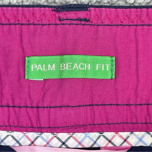 Lilly Pulitzer Palm Beach Fit Capri Pants Women’s 12 Navy Blue Straight Mid-Rise - Picture 5 of 13